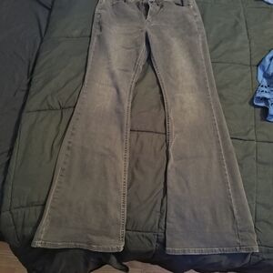 Levi's Gray Flare Women's Jeans- High Stretch